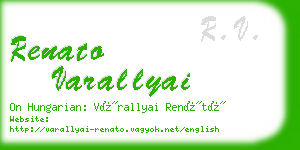 renato varallyai business card